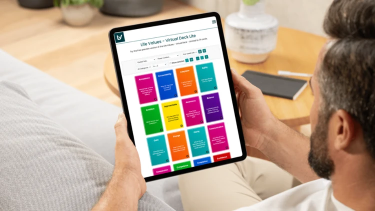 life values virtual deck tablet