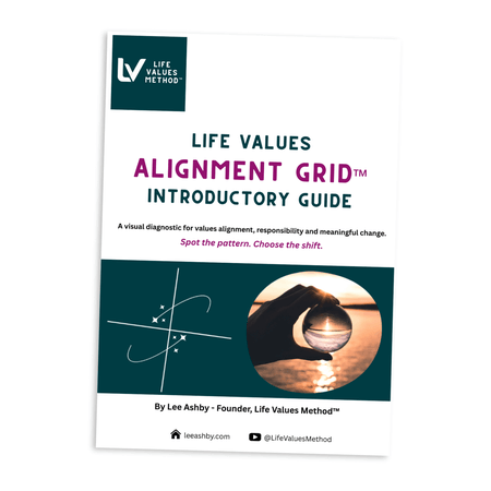 Life Values Alignment Grid Introductory Guide Cover