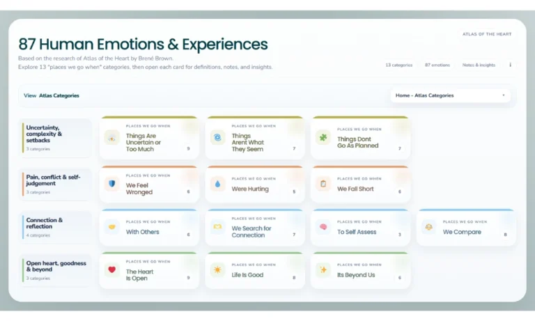 emotions explorer dashboard