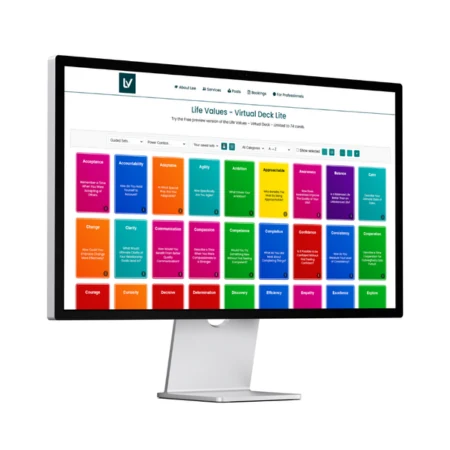 life values virtual deck desktop