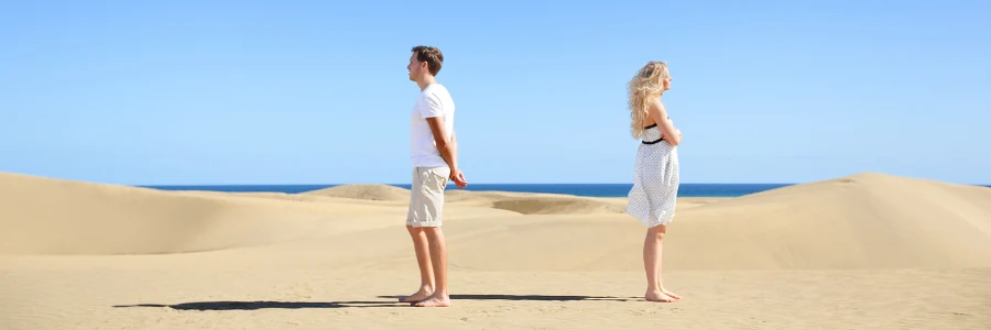 couples drifting apart