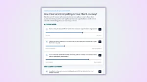 Client Journey Assessment